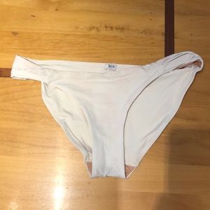 White bikini bottom